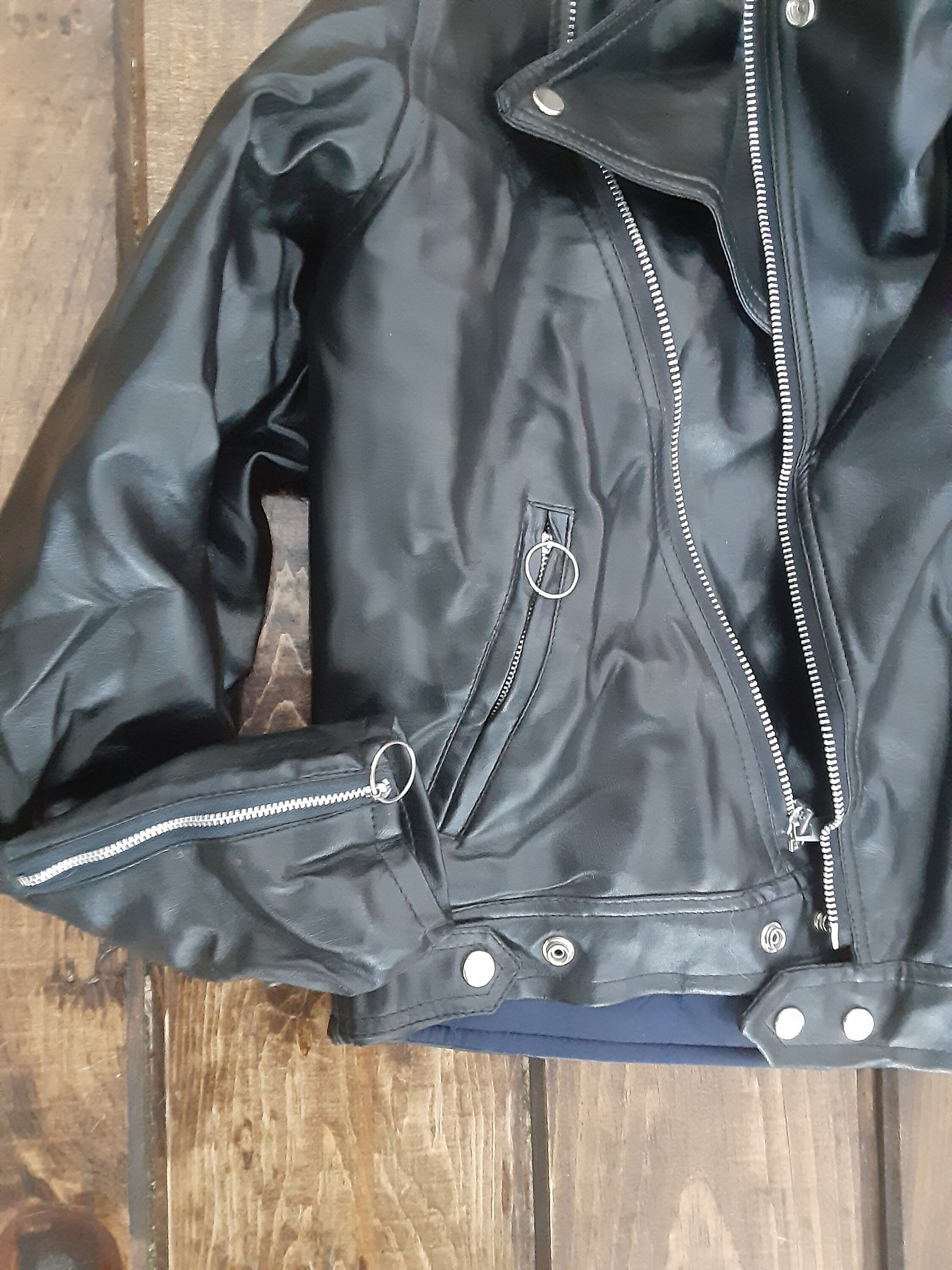 Z Sportswear Deadstock 1960 Vinyl Lined Vintage Motorcycle Nos Men