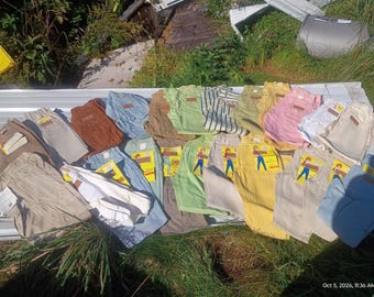 Wrangler lady women's slim fit Sanforized jeans pant 1950 deadstock vintage made in USA lot of 20 variety of colors sizes some are damaged