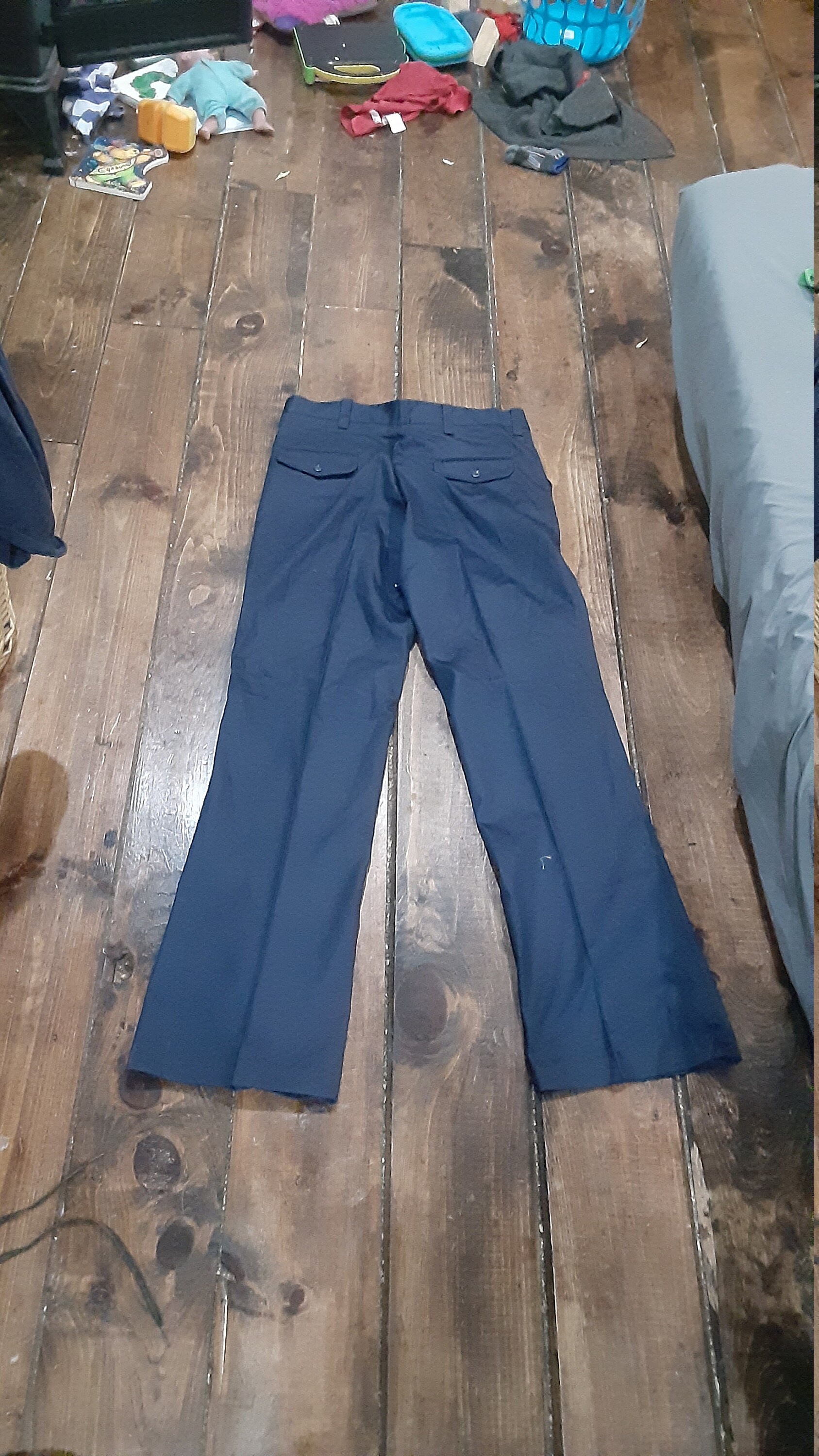 Deadstock Vintage Poly Cotton Nos 1970 Sir Jack Dress Pant