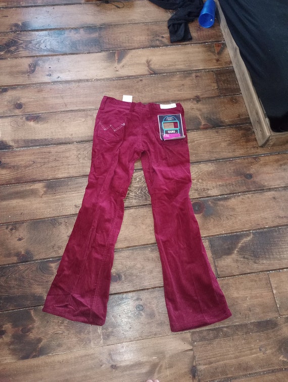 Wrangler hip hugger 1970 corduroy Deadstock vintag