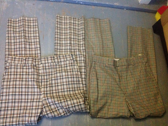 deadstock Pendleton wool vintage men's plaid golf… - image 5