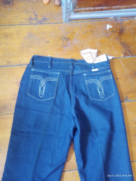 Wrangler vintage 1980 stretch denim designer high… - image 6