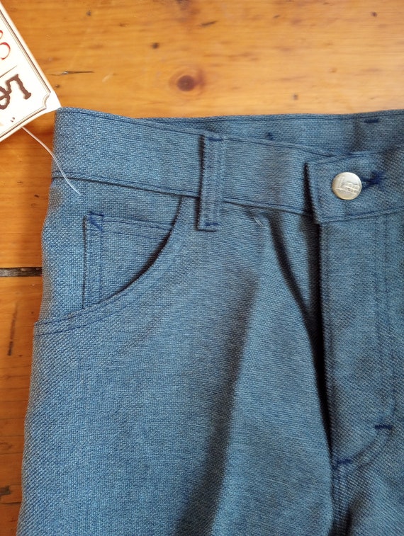 Lee vintage deadstock jean pant polyester boot cu… - image 4