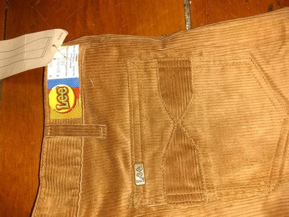 Lee Vintage deadstock corduroy 1970 men jean made… - image 6