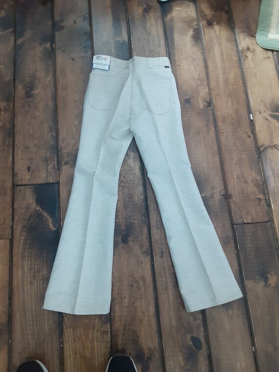 Vintage Deadstock Wrangler Flare Leg Bell Bottom Jean Rayon Poly
