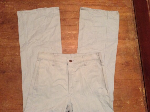 Deadstock vintage Levi cotton boot cut jeans made… - image 3