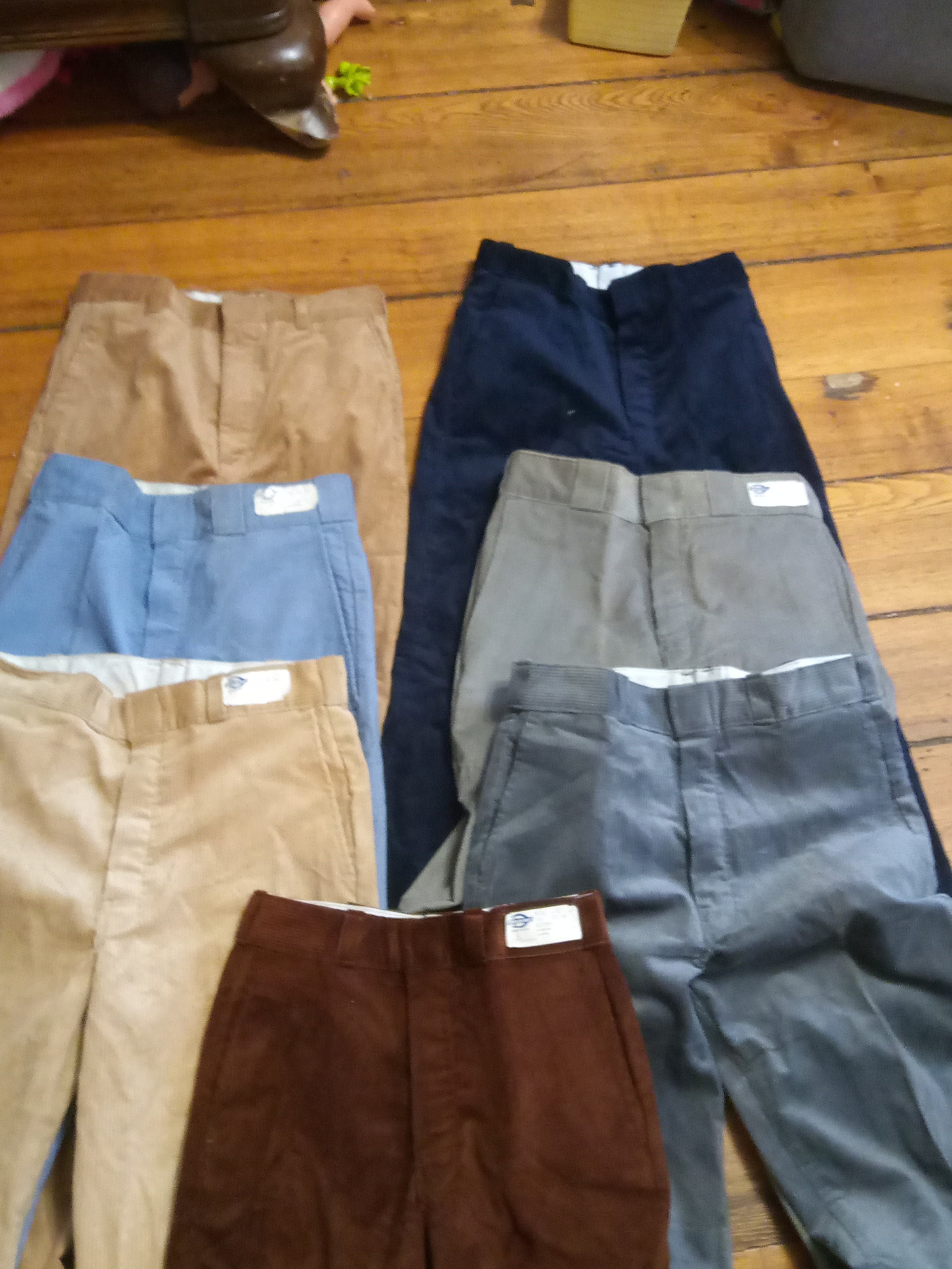 Dickies Deadstock Vintage Corduroy Straight Leg High Rise 1970s