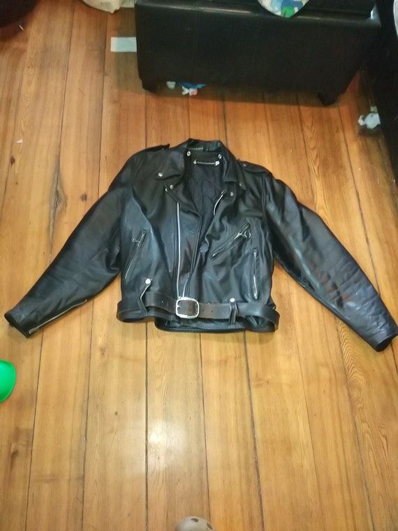Harley-Davidson men's 46 vintage leather jacket me