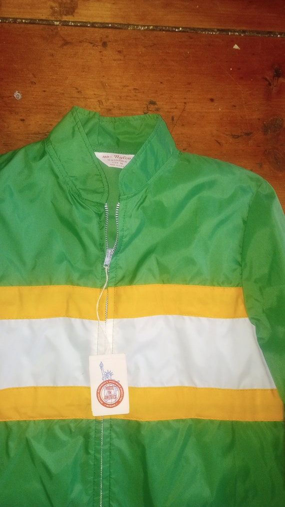 sportswear nylon 1960 windbreaker jacket coat men… - image 2
