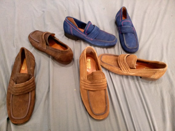 Uniroyal Vintage 1060 Suede Loafers Crepe Sole Deadstock Casual