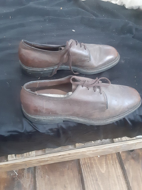Buy Vintage Allen Edmonds Floor Shine Leather Stitched Soled Shoe Online in  India - Etsy