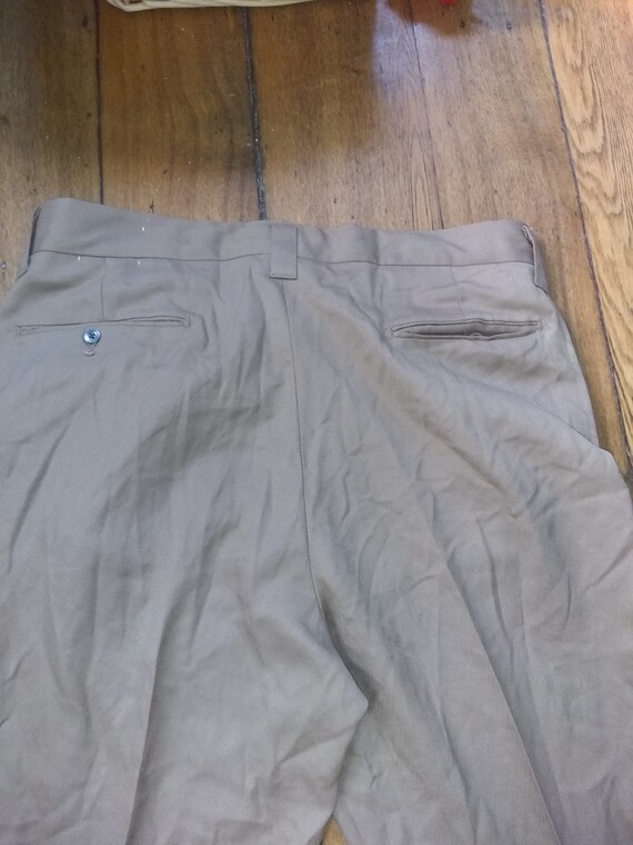 farah vintage men's 36x33 rayon poly pants 1970's… - image 6