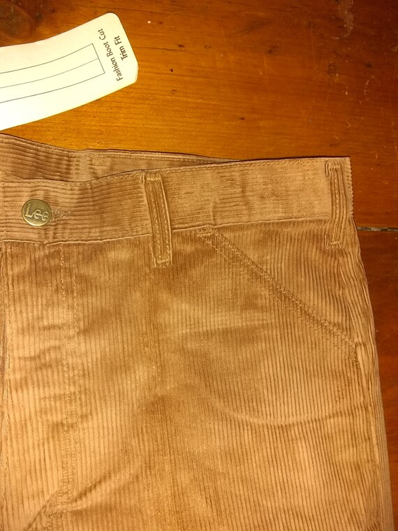 Lee Vintage deadstock corduroy 1970 men jean made… - image 2