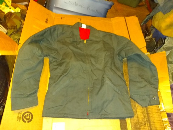 Sanforized vintage deadstock men work jacket line… - image 1