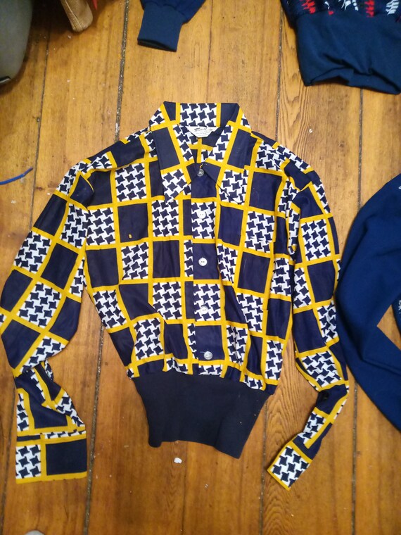 Marcel Paris polyester 1970 deadstock vintage NOS… - image 2