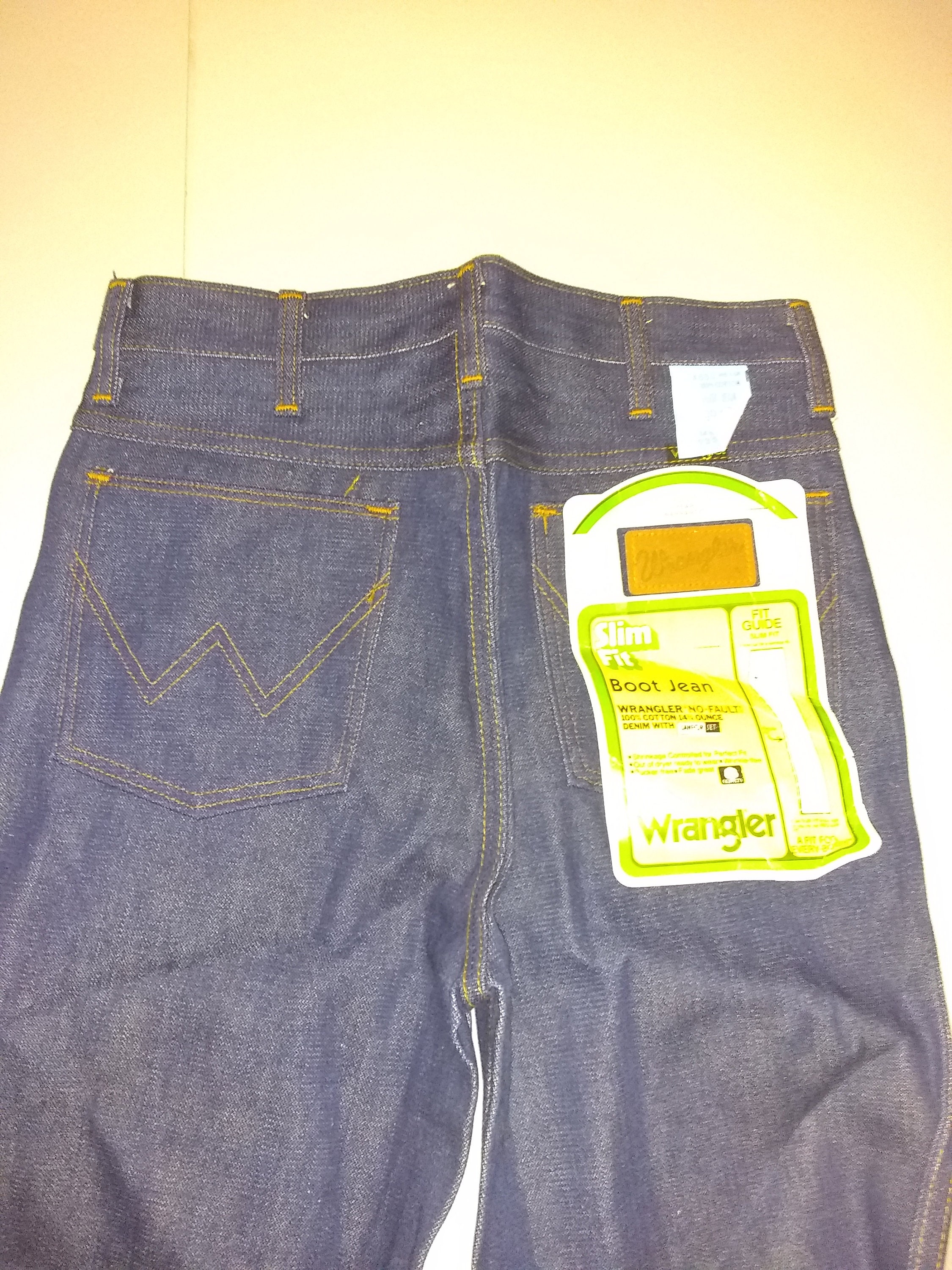 Wrangler Deadstock Nos Vintage 1970 Indigo 935 Unwashed Rigid - Etsy New  Zealand