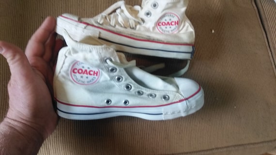 converse coach canvas vintage deadstock sneakers … - image 3