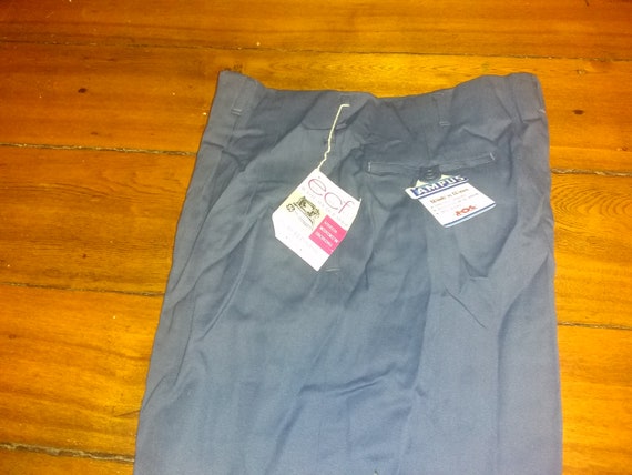 Peg Leg 1950s Pleated Mens 31x30 