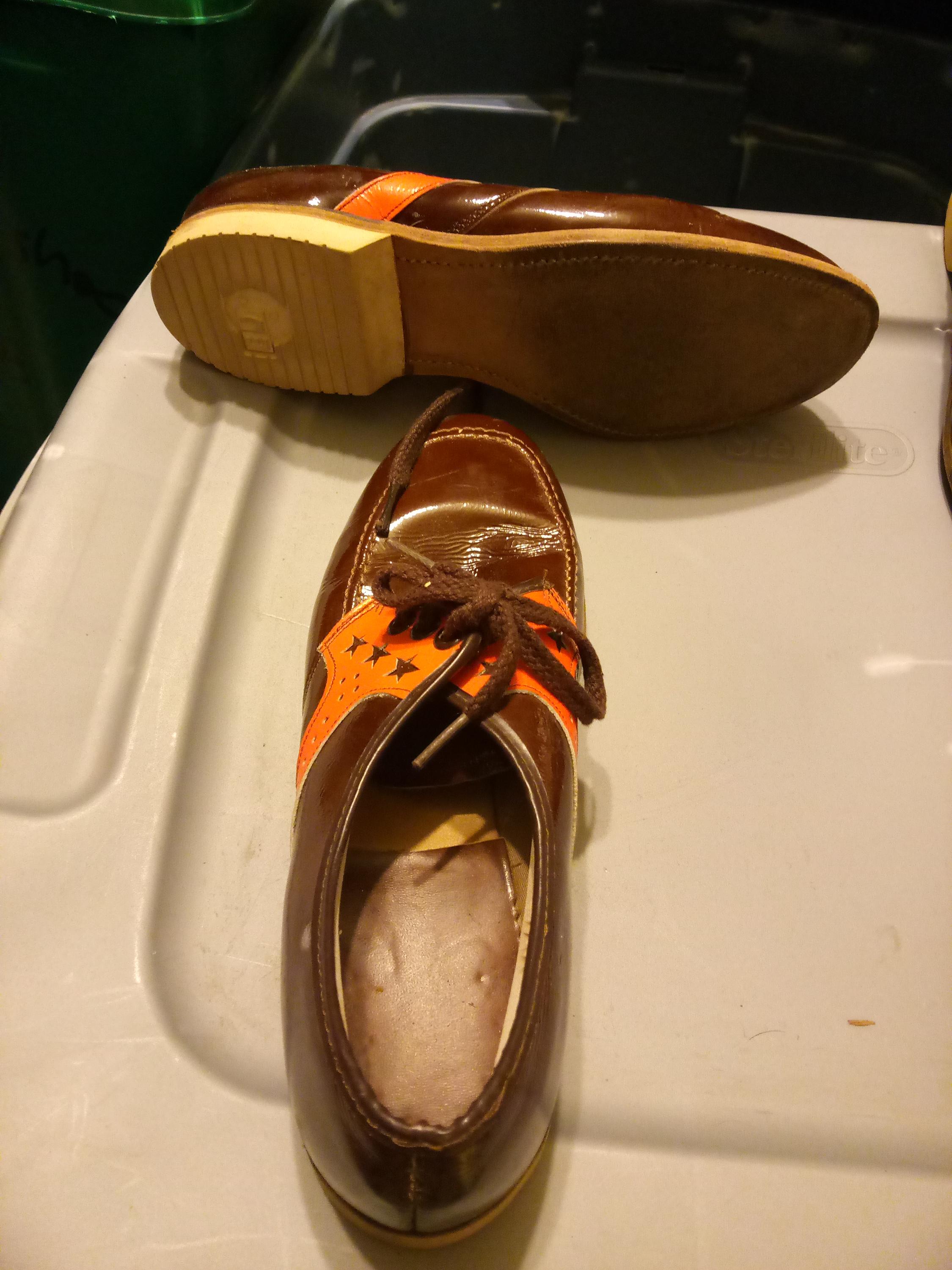 口豪奢 ヴィンテージ 中古 年代 1950 ボウリングシューズ 7 メンズ シューズ