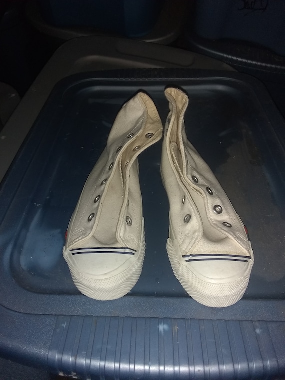 Vintage pro keds deadstock made USA canvas sneaker sh… Gem