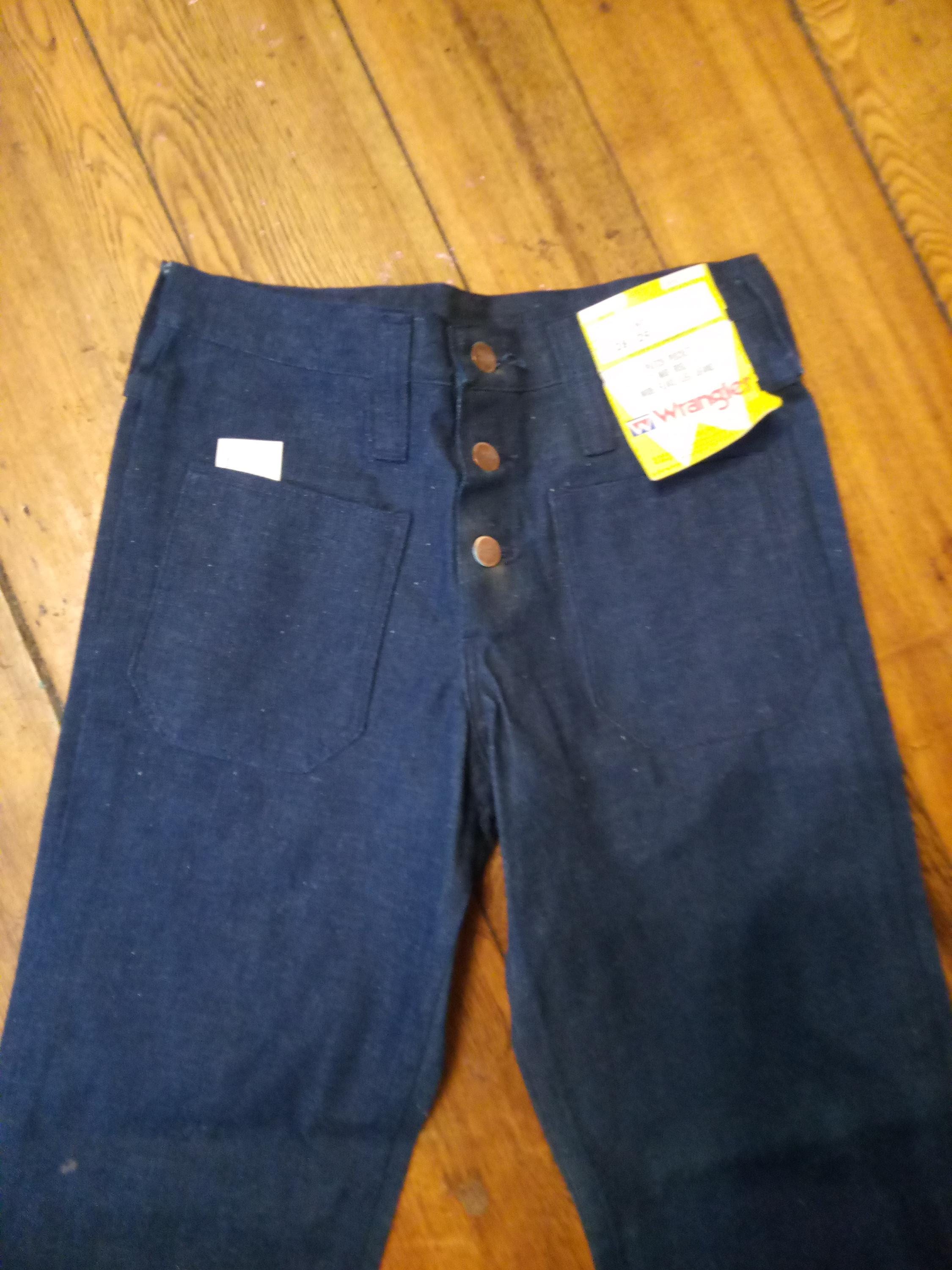 Wrangler Deadstock Vintage 1970 Denim Cotton Bell Bottom Flare