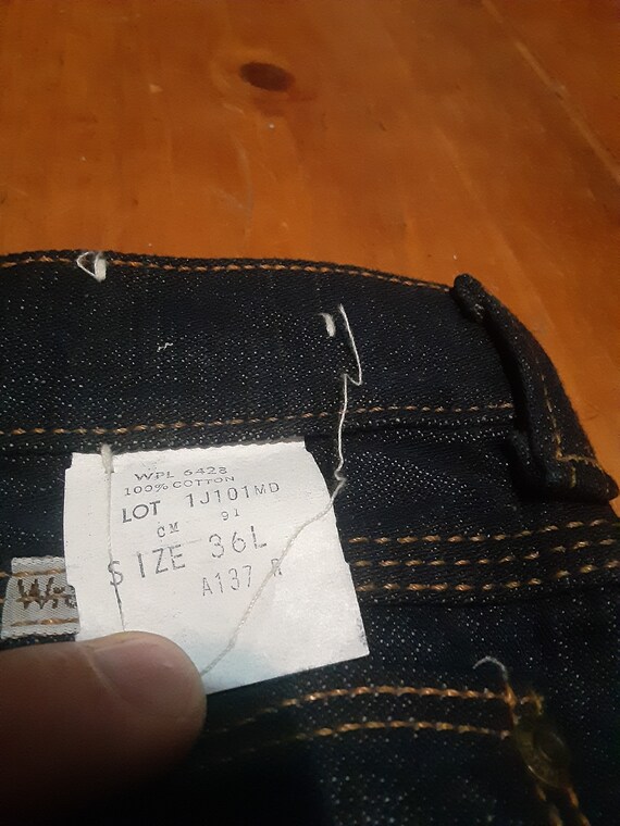 Vintage deadstock nos Wrangler wrapid transit den… - image 5