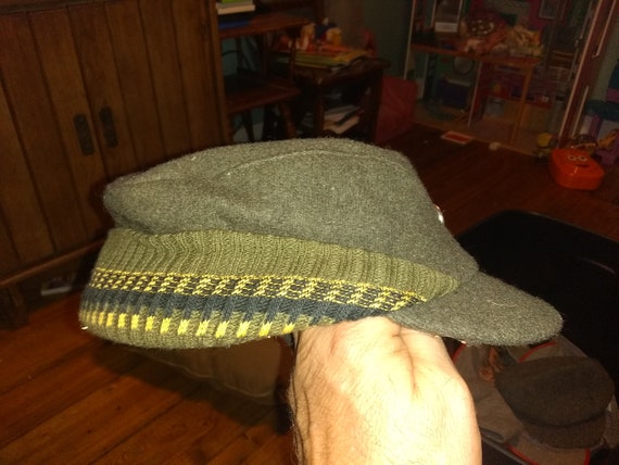 6 1940 Deadstock vintage wool hat ear flaps lot n… - image 3