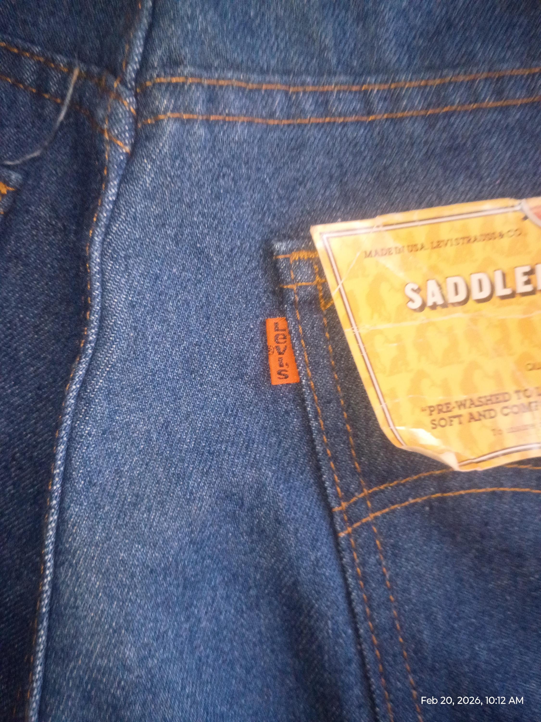 Vintage Deadstock Levi 517 Denim 1980 Jeans Made USA Pant New