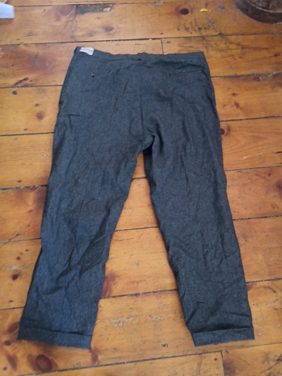 【Deadstock】 50s French Cotton Work Pants Vintage French Workwear Trousers - 1940s 50s Indigo Cotton