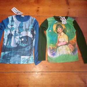 1970er Jahre Vintage Deadstock Bild Szene T-Shirt T-Shirt Herren gedruckt Strick Top Pick 1 Retro neue Abnutzung Jeans Hosen Stiefel Sneaker Mantel Schuhe