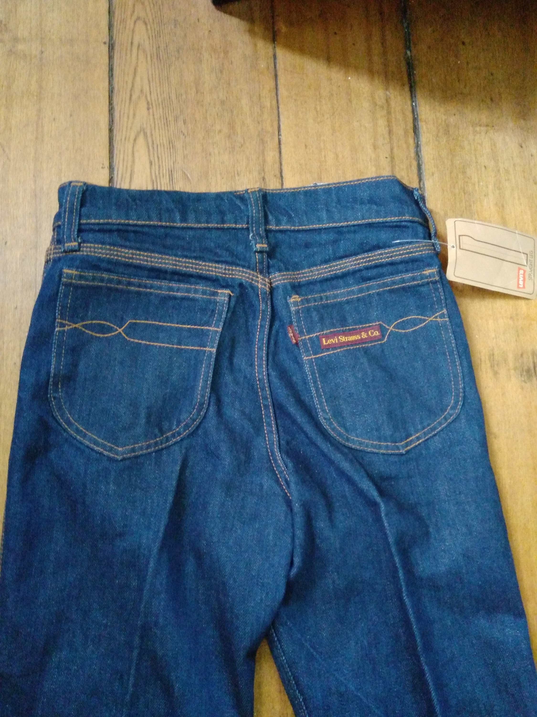 movin on levi's 紺タグ small e USA製 Vtg Levis Movin On Jeans 36x32 Dark Wash Actual 35x32 USA