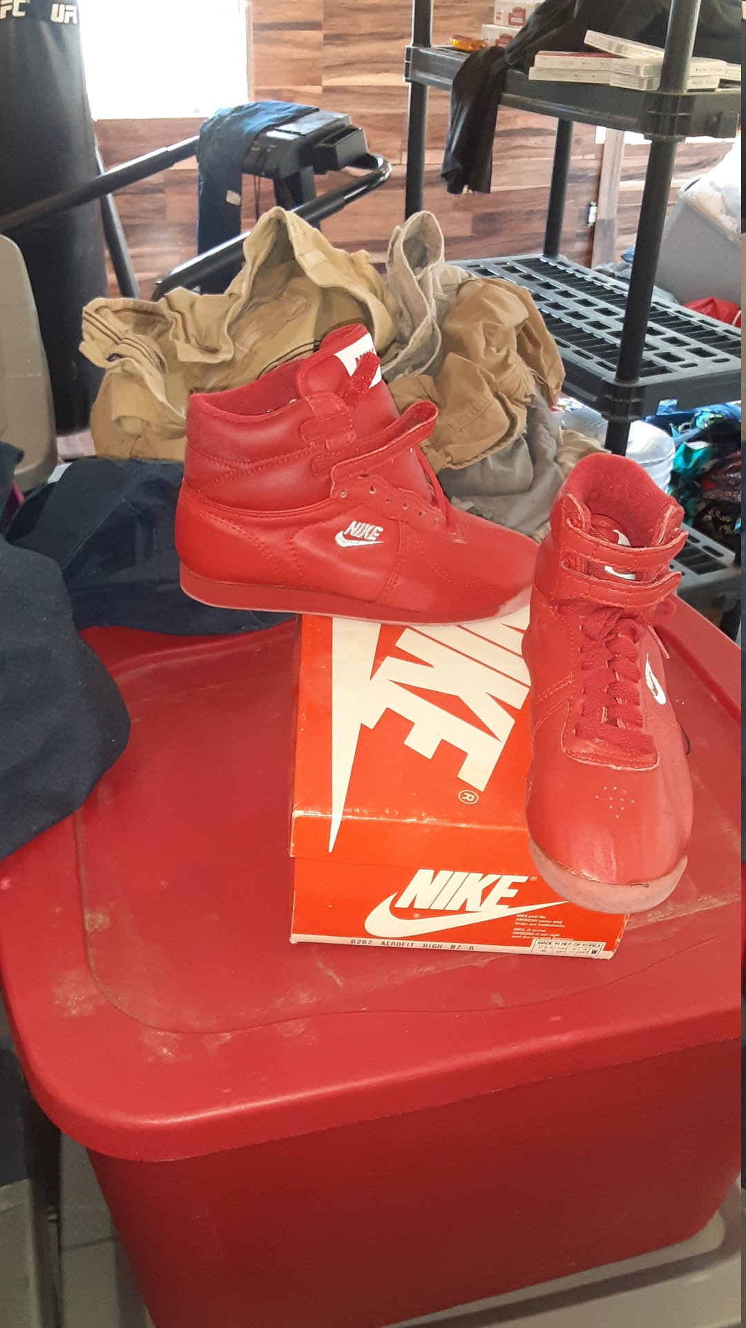 Nike 1980 Aero Fit Vintage Deadstock Leather Sneaker Shoe High Top