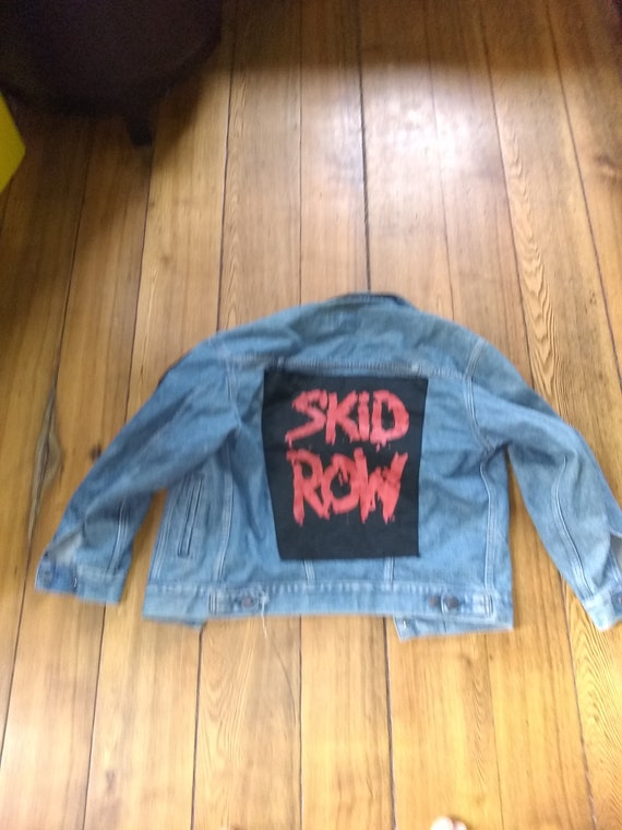 levi vintage 1980s denim jean skid row jacket 4 po