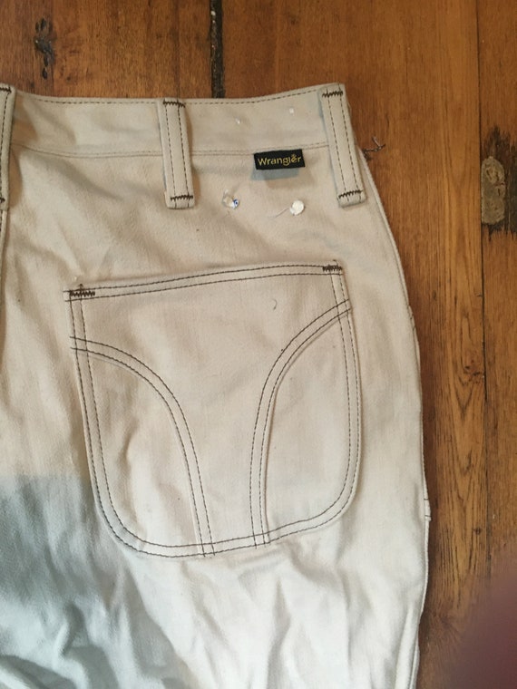 Wrangler vintage deadstock brush cotton bellbotto… - image 3