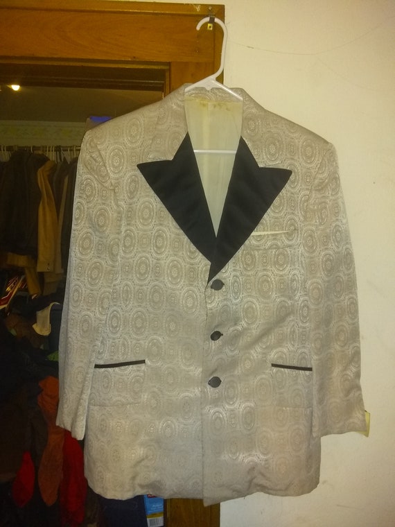 1970' tuxedo tux jacket coat vintage mens suit coa