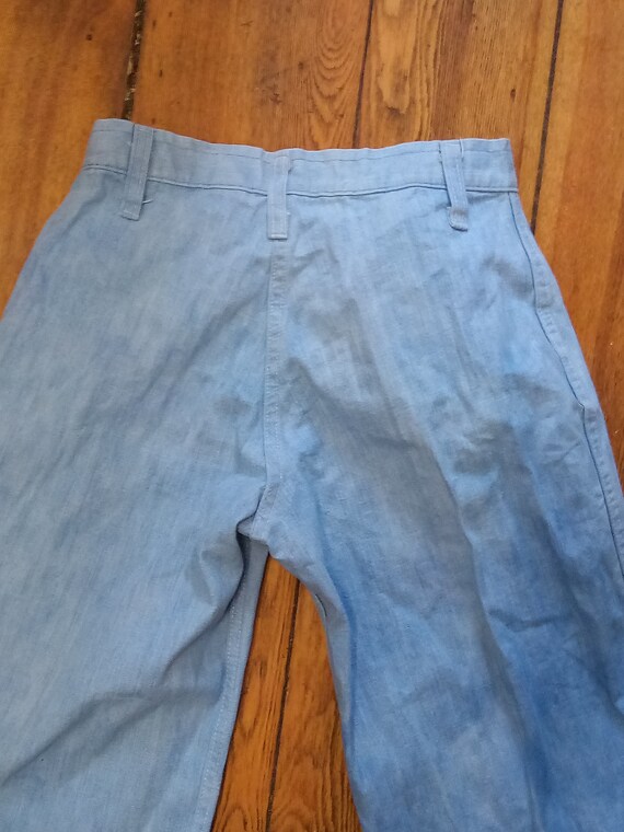 Vintage deadstock washed faded Cherokee low rise … - image 7