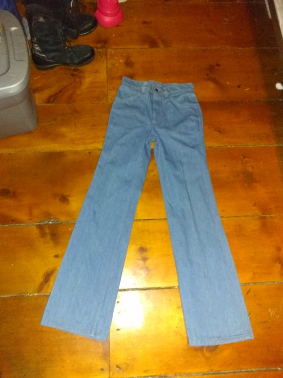 vintage Levi high rise bellbottom jean deadstock … - image 4