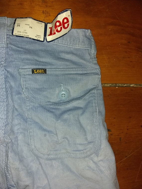 Lee deadstock vintage corduroy jean made USA carg… - image 7