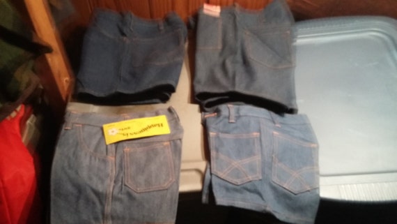 deadstock vintage cut off shorts cotton jean pant… - image 5