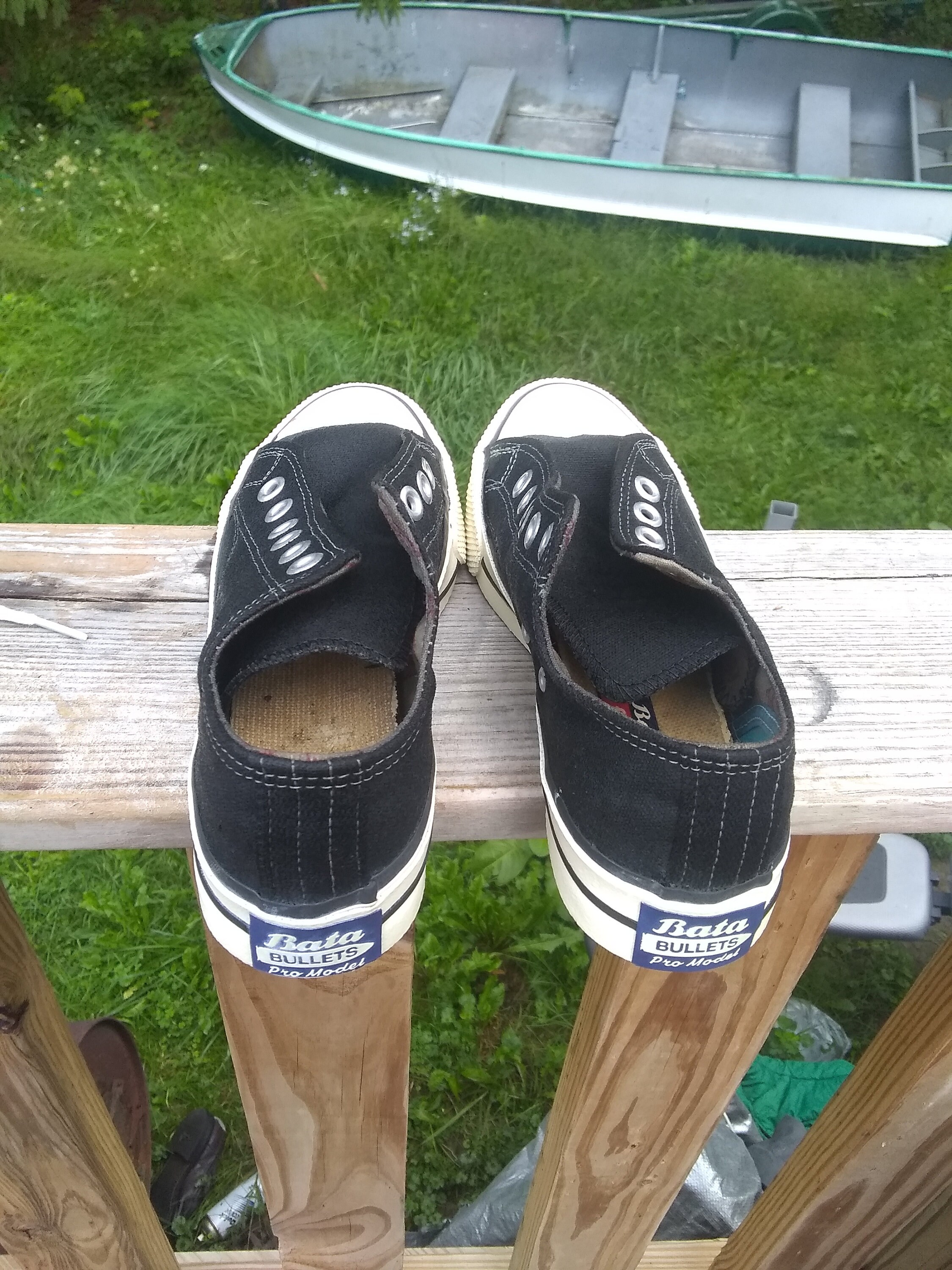 3 Pair Bata Bullets 1960 Deadstock Vintage Canvas Low Top Sneakers