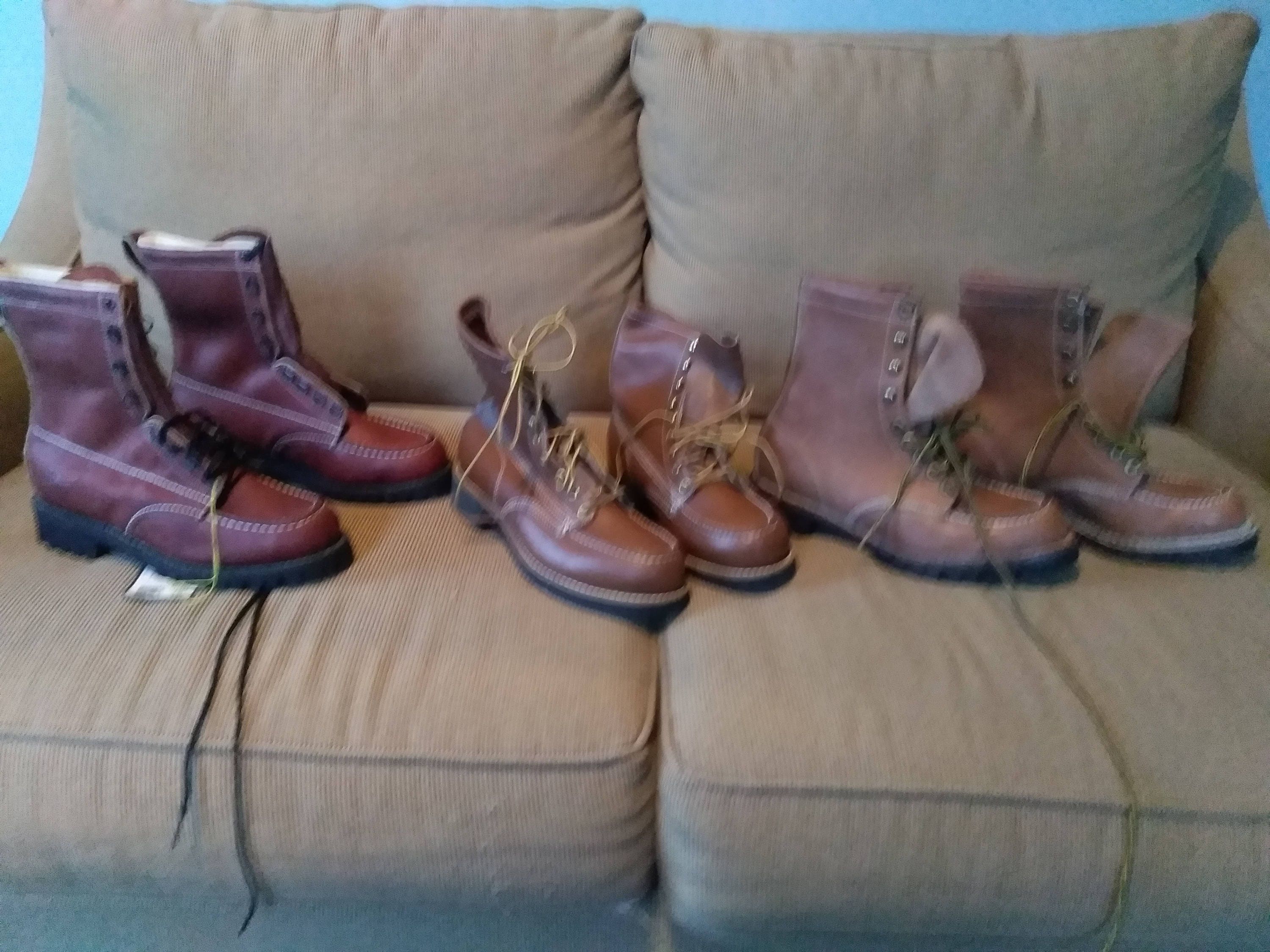Vintage Weinbrenner Steel Toe Work Boots Weinbrenner boots... or boot, singular, from the 50 main image 2