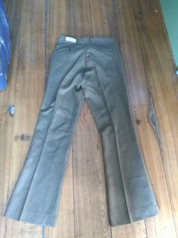 Farah Vintage stripe 1970s flare jeans dress pants ma… - Gem