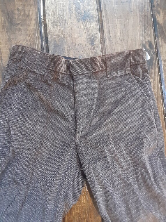 デッドストック！1970'S FARAH 織りのマルチストライプ スラックス W30L30 USA製 パンツ ビンテージ オリジナル 70s vintage dead stock stripe flare pant 70年代 フラッシャー付き