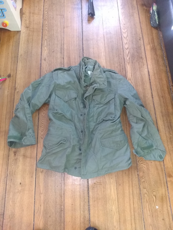 Vintage NATO M 65 Army Cold Weather Field Jacket Mens Small Short