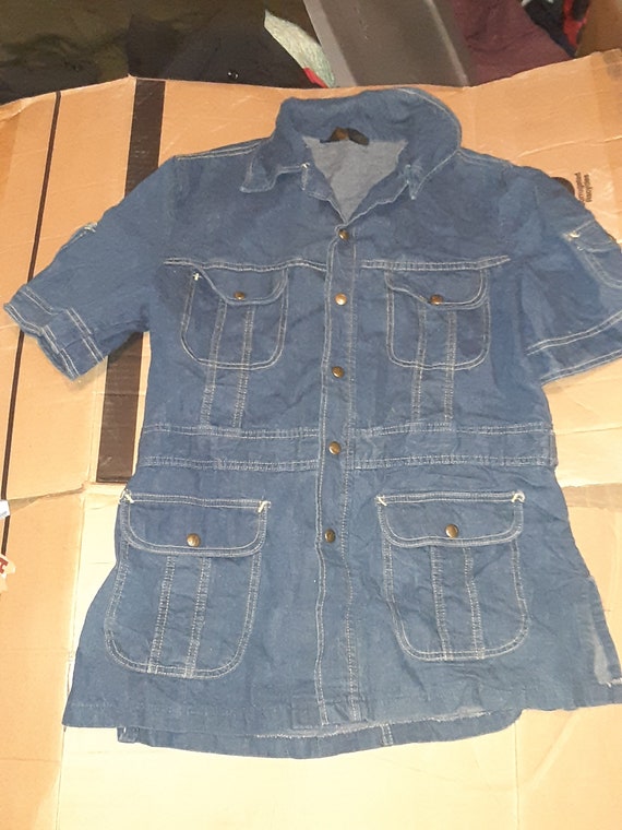 Deadstock Vintage 1970s Lee denim Bush safari jean
