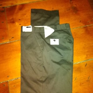 perm pers peg been slim fit ivy stijl 1960 vintage deadstock platte broek aan de voorkant niet jeans mannen 31x32 nieuwe oude gemaakt USA dragen jas schoen sneaker