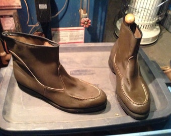 Deadstock peco boots leather shoes made USA not cowboy motorcycle style pick 1 pair  men's size   10 d. Or 12d widths
