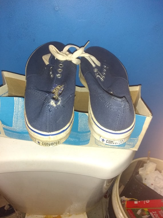 converse canvas vintage deadstock boat sneakers sh