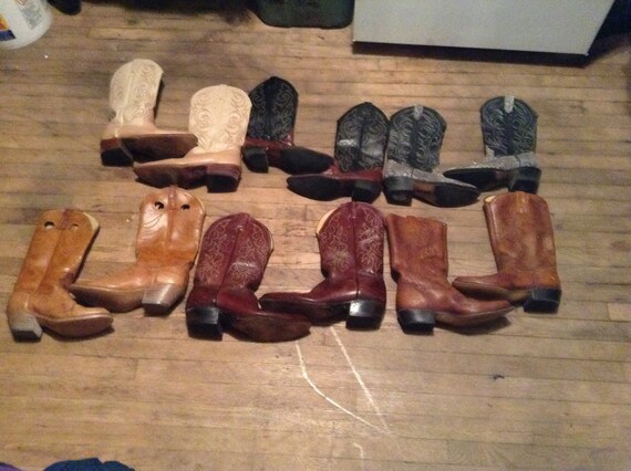 Cowboy boot men's and women's pick 1 pair tooled l