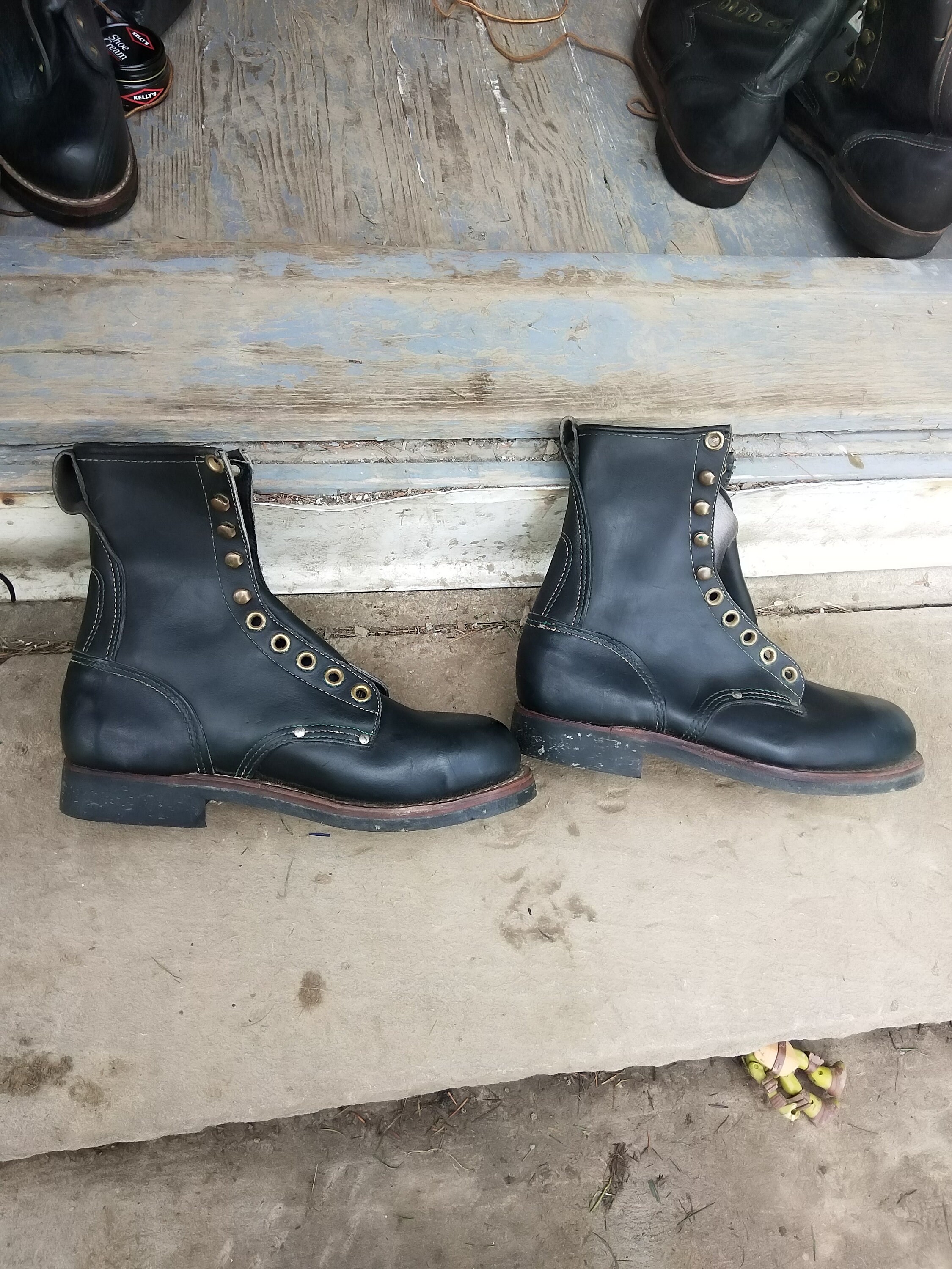 【deadstock】60s VETMENT LABOR オールインワン Vintage 60s Universal Overall Co. Coverall Hickory Navy Blue